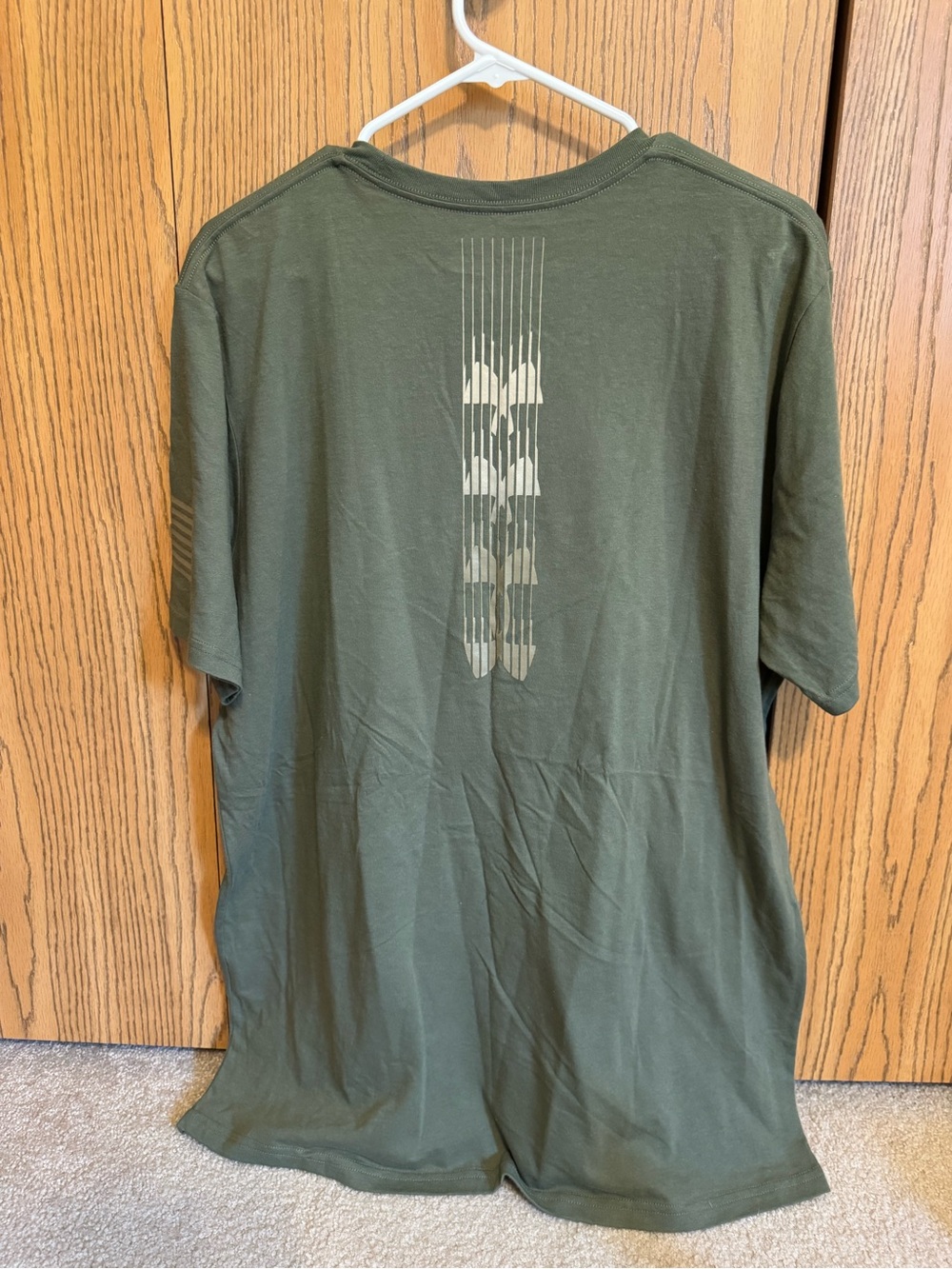Under Armour Freedom Short Sleeve Tee in Olive Green - Picture 2 of 6